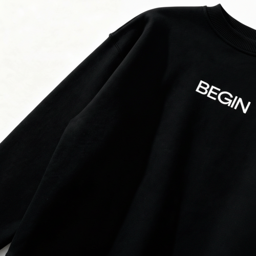 VOYAGE CREWNECK - BLACK