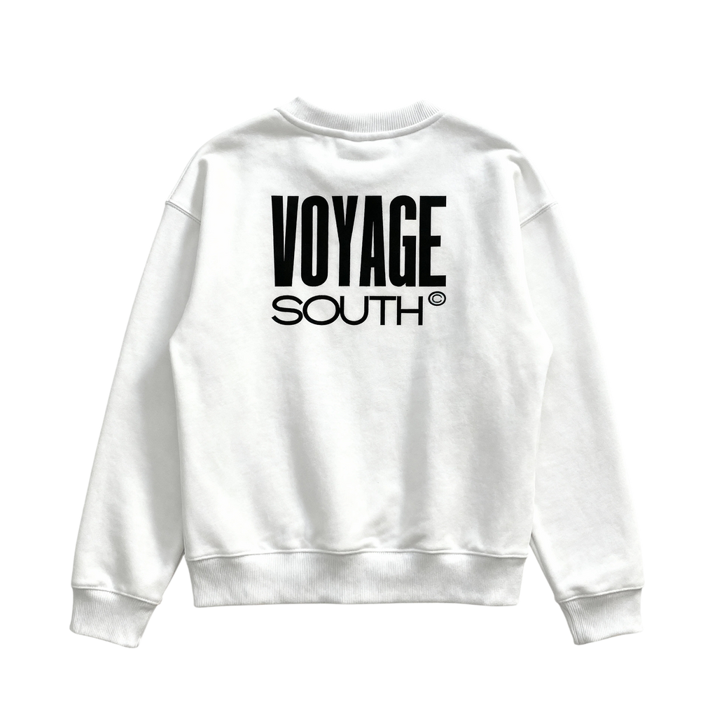 VOYAGE SOUTH HOODIE — BLACK