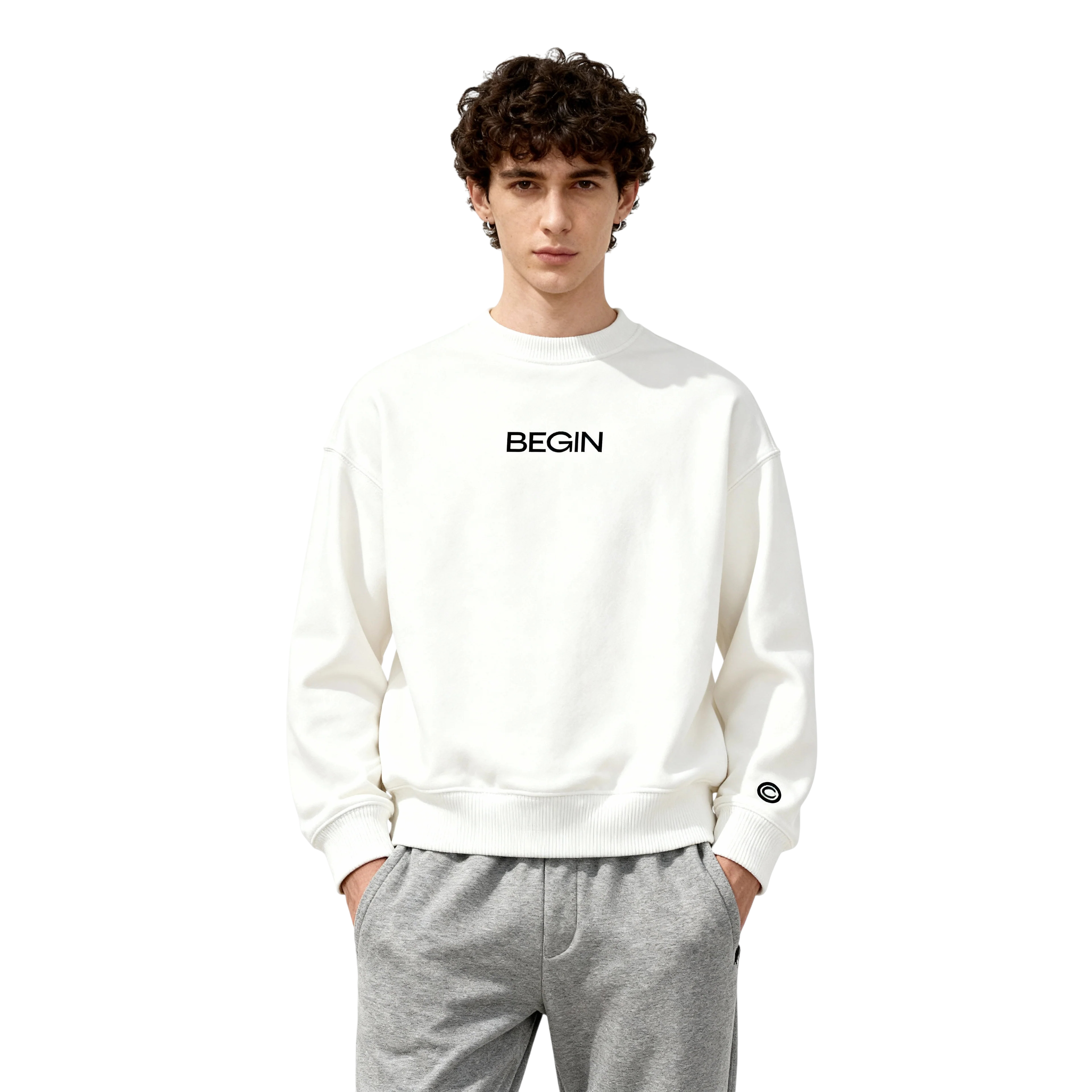 VOYAGE SOUTH HOODIE — BLACK